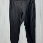 Athleta  All Over Gleam Tight Faux Leather Legging Women's High Rise Black Size M Photo 1