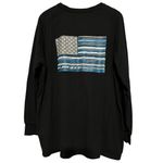 Ariat  Women’s Size 1X Black Rebar Cotton Strong Brand Flag Long Sleeve T-Shirt Photo 3