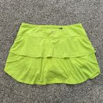 Athleta  neon yellow mini tennis skirt size M Photo 2