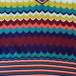 Anthropologie Aldo Martins Bamboo Rainbow Chevron Striped Knitted Tank Vest S Photo 1