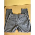 Peace Love World  Women Pants Sz. 10 Blue Utility Ankle Pants Distressed Hem Photo 5