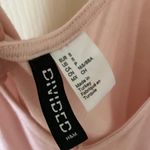 H&M Pale Pink Strappy Cropped Tank Top Size Small Soft Stretch Shirt Like New Photo 2