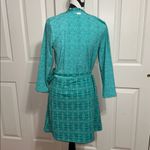 Cabana Life Teal Wrap Dress Green Size M Photo 2