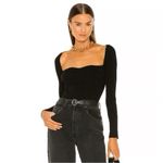 Eleven Six Elle Bodycon Ribbed Sweater Black Photo 3