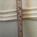 Westbound  Vintage Mockneck Cream Snowflake Embellished Sweater - Medium Photo 6