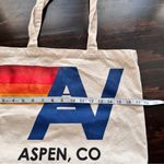Aviator Nation  Aspen Cream Tote bag with Blue and Red Accents Photo 4