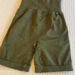 Free People NEW! $88  Movement Good Karma High Neck Runsie Shorts XS/S Moss Green Photo 9
