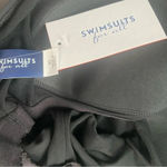 NWT Swimsuits For All Ruched Sweetheart Twist One Piece‎ Size 20 Black Photo 4
