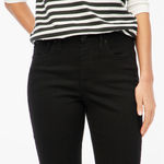 J.Crew Tall Essential Straight Jean All Day Stretch High Waist Black US 29 NWT Photo 2