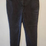 Old Navy  Size 14 High Rise The O.G. Straight Jeans Black Photo 0