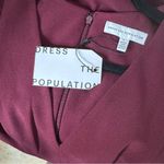 Dress the Population Catalina Dress in Burgundy Small Photo 6