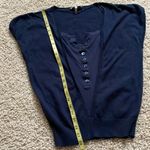 BCBGeneration New BCBG navy oversized boxy cotton top Photo 4