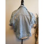 G-star Raw  Denim Jean Jacket Light Wash Short Sleeve Womens XL Photo 1