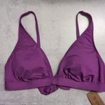 NWT Cremieux Amavi Purple Halter Neck Tie Closure Bikini Top Size L Size L Photo 0