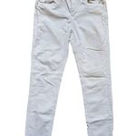 Kensie Jeans Women 6/28 Effortless Ankle Mid Rise White Stretch Comfort Corduroy Photo 4