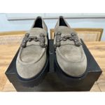 Ateliers Kai Taupe Suede Loafer Sz 8.5/9 US 39 EU NIB Decorative Buckle Slip Photo 5