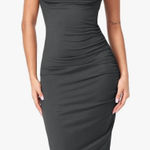 Cider ✨ Midi Dress Dark Grey Sz XL Dress✨ Photo 0