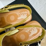Sorel  Ella II‎ Slingback Leather Sandal, Comfort Shoe Olive Beige Size 10.5, NWT Photo 6