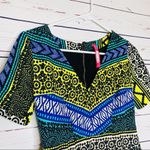 Anthropologie  Plenty By Tracy Reese New Moon Dress Size Small Blue Green Boho Photo 7