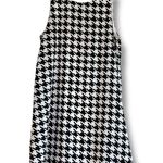 Anthropologie  Everly houndstooth sleeveless dress with large red back bow Photo 3