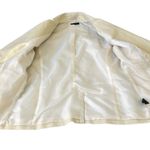 Twiggy London Gold 2Button Notched Lapel Double Zipper Pockets Blazer Jacket M Size M Photo 3