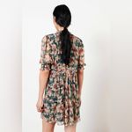 Ba&sh  Betty Dress Quarter Sleeve Floral Print Mini Length Photo 3