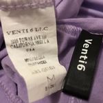 padded shoulder fitted tee maxi dress lilac size M Purple Size M Photo 8