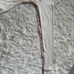 Madewell Top Brightside Finerib V-Neck Long-Sleeve Tee Antique Cream L NWT New Photo 11