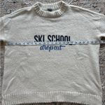 Aerie Women's Long sleeve Pullover Sweater Ski School Dropout Size Medium Cozy Photo 5