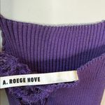 a. roege hove Purple Square Neck Mini Dress Photo 7