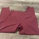 Lululemon  Burgundy cropped Leggings Photo 3