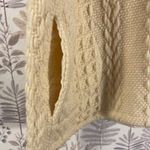 John‎ Branigan Weavers Cable Knit Wool Vest Cream Ivory Aran Style Ireland M Size M Photo 7