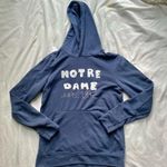 Notre Dame patchwork quilted embroidered hoodie Blue Size M Photo 0