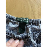 Ralph Lauren Wide Leg Paisley Pants Sz M Women's All Over Print Blue White Photo 1