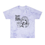 Handmade Purple Tie-Dye Graphic Tee Size S I'm Sure You're Popular Photo 1