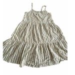 Billabong  Sunset Blue Bell Mini Dress Relaxed Fit Adjustable Strap Seersucker XS Photo 2