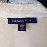 Skies Are Blue Silver Sequin Kimono Overcoat Coverup Trench Coat M/L Glitz Glam Photo 9