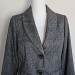 Eddie Bauer Women’s Gray Wool-Silk Blazer – Elegant Work & Casual size 10P Photo 2