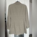 Worthingon Spring longer length blazer windowpane houndstooth brown lime green 6 Photo 6