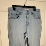 Levi's 726 Flare Jeans Women's Size 33 Light Wash Frayed Hem Bootcut Denim Photo 2