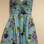 Sherri Hill Strapless Dress. Floral Photo 0