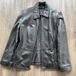 Croft & Bartow Lamb Skin Leather Jacket Black Women’s Small Size undefined Photo 0