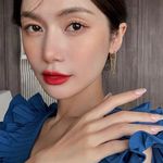 18K Gold Plated Metal Ball Tassel Chain Dangle Drop Earrings for Women Photo 2