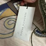 Veronica Beard Inga Embroidered Raw Silk Beaded Mini Skirt -NWT Size 12 Photo 7