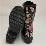 Roma Epaga' Floral Rain Boot size 8 Black Photo 8