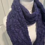 American Eagle Outfitters Wool Blend Chunky Knit Scarf and Fingerless Gloves Photo 2