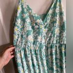 No Boundaries NoBo Long Flower Pattern Spaghetti Strap Dress Size LG 11/13 Photo 7