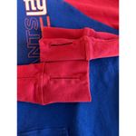 NFL Team Apparel NY Giants Hoodie Blue/Red Size XXL *Flaw Photo 8