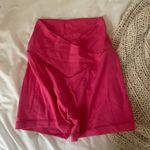 Aerie Pink  Cross-Over Biker Shorts Photo 0