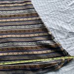 Free People  Mini Sweater Dress Gray Fair Isle Nordic Tunic Wool Blend Sz Medium Photo 12